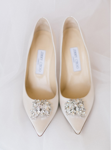 jewelled bridal shoes